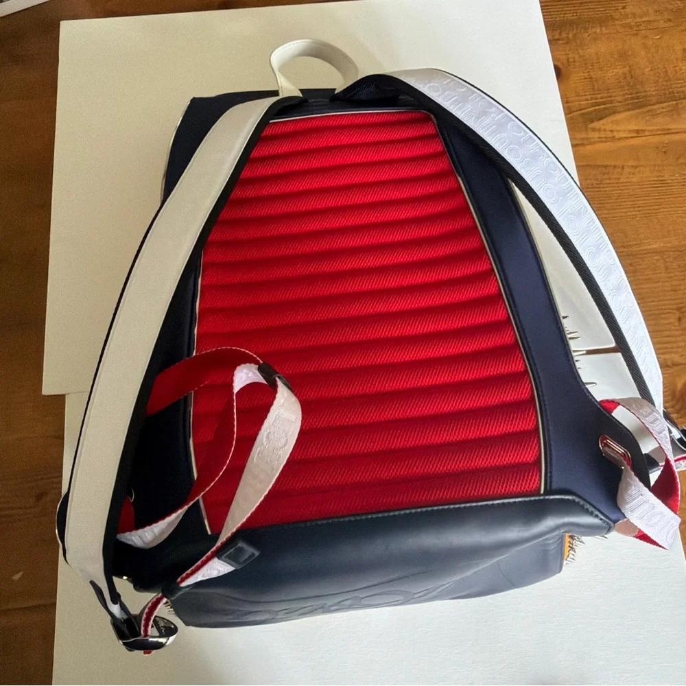 New Christian Louboutin Large Multicolor Spiked Backpack $5000